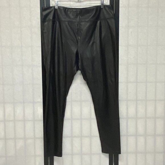 Wild Fable Faux Vegan Leather Leggings Black Pleather Skinny Pants NWOT XXL - Picture 2 of 13
